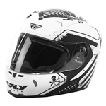 Fly Racing 2018 Revolt FS Patriot Helmet - Matte White/Black