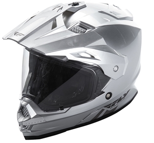 Fly Racing 2018 Trekker Solid Full Face Helmet - Silver