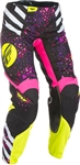 Fly Racing 2018 Womens Kinetic Pant - Neon Pink/Hi-Vis