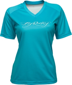 Fly Racing 2018 Womens Action Tee - Turquoise