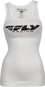 Fly Racing 2018 Womens Corporate Tank - White