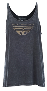 Fly Racing 2018 Womens Imprint Tank - Black Wash