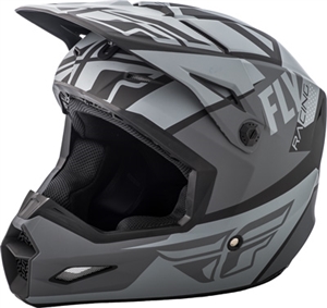 Fly Racing 2018 Youth Elite Guild Full Face Helmet - Matte Grey/Charcoal/Black