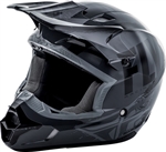 Fly Racing 2018 Youth Kinetic Burnish Full Face Helmet - Grey/Black