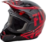 Fly Racing 2018 Youth Kinetic Burnish Full Face Helmet - Red/Black/Orange