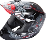 Fly Racing 2018 Youth Kinetic Invazion Full Face Helmet - Grey