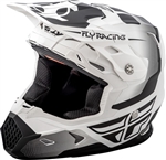Fly Racing 2018 Youth Toxin Original Full Face Helmet - Matte White/Black