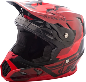 Fly Racing 2018 Youth Toxin Original Full Face Helmet - Red/Black