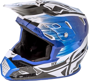 Fly Racing 2018 Youth MIPS Toxin Resin Full Face Helmet - Black/Blue