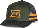 Fly Racing 2018 Youth Huck It Hat - Army/Orange