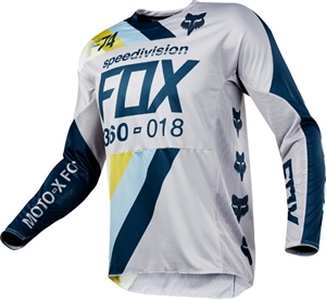 Fox Racing 2017 360 Draftr Jersey - Light Grey