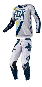 Fox Racing 2018 360 Draftr Combo Jersey Pant - Light Grey