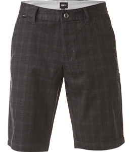 Fox Racing 2018 Essex Plaid Shorts - Charcoal