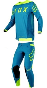 Fox Racing 2018 Flexair Moth LE Combo Jersey Pant - Teal