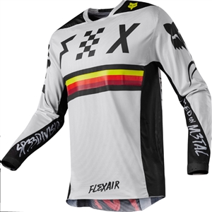 Fox Racing 2018 Flexair Rodka LE Jersey - Light Grey