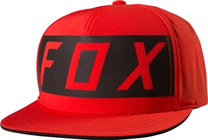 Fox Racing 2018 Moth Transfer LE Snapback Hat - Flame Red