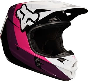 Fox Racing 2018 V1 Halyn Full Face Helmet - Black/Pink