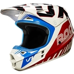 Fox Racing 2017 V1 LE Fiend Full Face Helmet - Blue/Red