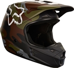 Fox Racing 2017 V1 Camo Full Face Helmet -  Green Camo