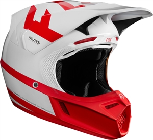 Fox Racing 2018 V3 Preest LE Full Face Helmet - White/Red