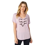 Fox Racing 2018 Womens Responded Roll-Sleeve Top - Lilac