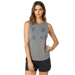 Fox Racing 2018 Womens Staged Muscle Tank - Heather Graphite