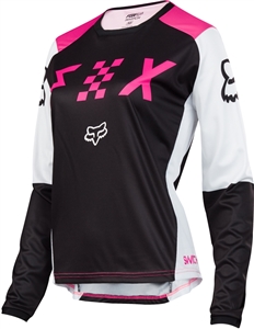 Fox Racing 2017 Womens Switch Jersey - Black/Pink
