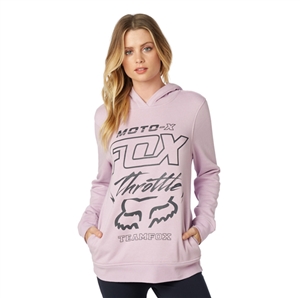 Fox Racing 2018 Womens Throttle Maniac Hoody - Lilac