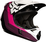 Fox Racing 2017 Youth V1 Halyn Full Face Helmet - Black/Pink