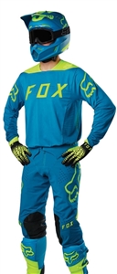 Fox Racing 2017 Flexair Moth LE Combo Jersey Pant - Teal