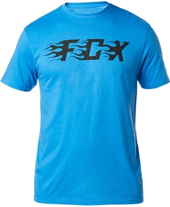 Fox Racing 2018 Flame Tee - Acid Blue