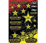 Factory Effex 2018 Rockstar Gold Reflective Sponsor Sticker Kits