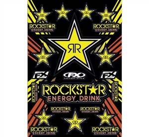 Factory Effex 2018 Rockstar Yellow Sponsor Sticker Kits