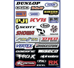 Factory Effex 2018 Sponsor Sticker Kits C