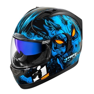 Icon 2018 Alliance GT The Horror Helmet - Blue