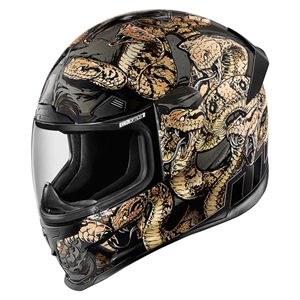 Icon 2018 Airframe Pro Cottonmouth Helmet - Gold