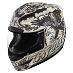 Icon 2018 Airmada Scrawl Helmet - White