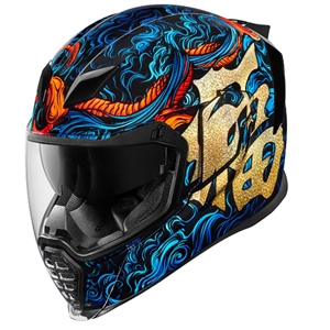 Icon 2018 Airflite Good Fortune Helmet - Blue