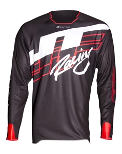 JT Racing 2018 Hyperlite Shuffle Jersey - Black/Red/White