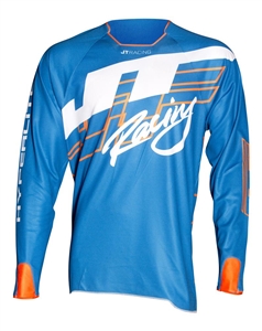 JT Racing 2018 Hyperlite Shuffle Jersey - Blue/Orange/White