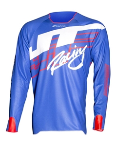 JT Racing 2018 Hyperlite Shuffle Jersey - Blue/Red/White