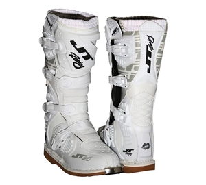 JT Racing 2018 Podium Boots - White