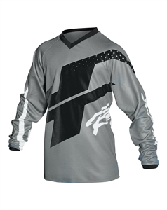 JT Racing 2018 Youth Flex Hi-Lo Jersey - Gray/Black