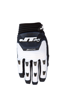 JT Racing 2017 Throttle Gloves - Black/White