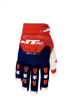 JT Racing 2017 Throttle Gloves - Red/White