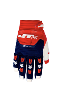 JT Racing 2017 Throttle Gloves - Red/White