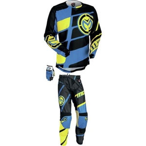 Moose Racing - M1 Combo- Black/Blue/Yellow