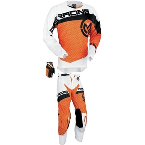 Moose Racing - Sahara Combo- White/Orange/Black