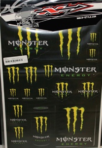 N-Style - Monster Decal Sticker Sheet
