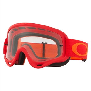 Oakley 2017 O-Frame MX Goggle - Flo Red Orange W/Clear Lens